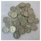 (1) Full Roll of Washington Quarters all 1964ï¿½s