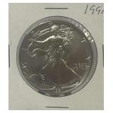 1991 American Eagle 1 Ounce Fine Silver One