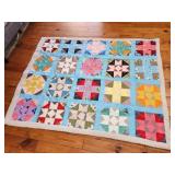 Handmade Quilt as Pictured 64" x 83"