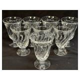 (T) Vintage Fostoria Colony Glass Iced Tea Goblet