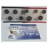 2001 Uncirculated Coin Set Philadelphia