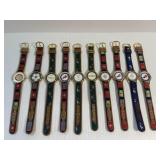 (10) New Sports Watches with Genuine Leather