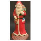 Cast Iron Santa Doorstop 8" Tall