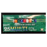 Trim A Home  25 Multicolored String Light Set