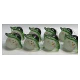 Acrylic Snowman Ornaments Set of 8