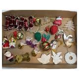 Several Assorted Vintage Christmas Ornaments As