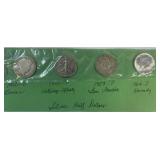 1902-O Barber Silver Half Dollar, 1941-P Walking