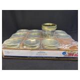 (T) Mainstays Half Pint Canning Jars 12 CT Unused!