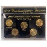 2002 Commemorative Quarters Gold Edition