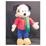 Disney Mickey Mouse Green Scarf and Red Puffy