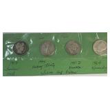 1904 Barber Half Dollar, 1944 Walking Liberty