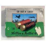Full Box (10) Rounds Shotgun Shells 00 Buck Shot