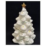 Vintage Lenox Musical Holly Leaf Christmas Tree