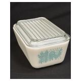 (T) Vintage Pyrex Amish Butterprint Refrigerator