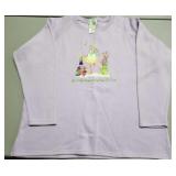 The Quacker Factory Size 2x Lavendar Christmas