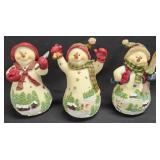 Home Interior Set of 3 Snowmen
