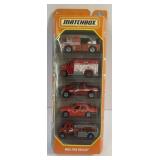 5 Matchbox MBX Fire Rescue Cars
