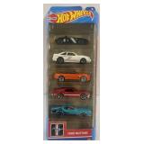 5 Hot Wheels Ford Mustang Cars