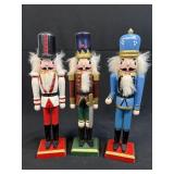 3-10ï¿½ Wooden Nutcrackers As Pictured (2 Are