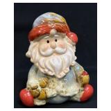 Bobble Head Vintage Ceramic Santa Claus Figure in