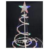 (T) Outdoor Lighted Tree Multicolored 29"Tall