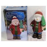 (T) Snowman with LED Tree as Pictured with Box