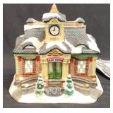 Stamped Vintage Lightup Train Station Collectible
