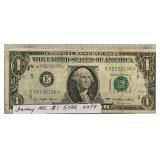 1977 Fancy One Dollar Star Note