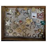 45 Assorted Brooches As Pictured