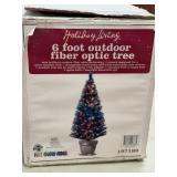 (T) Holiday Living 6 Foot Outdoor Fiber Optic