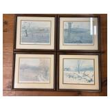 (F)4 Seasons Signed and Framed Prints 16.75ï¿½ X 19ï¿½