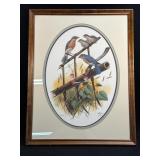 (T) Signed and Numbered DON BALKE BLUEBIRD FAMILY
