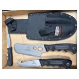 Smith & Wesson 3 Knife Set With Sheath As