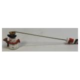 Snowman Candle Snuffer with Decorative Handle