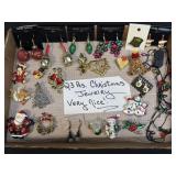 23 Pcs Christmas Jewelry As Pictured-Earrings,