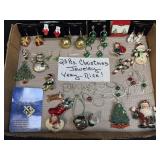 23 Pcs Christmas Jewelry As Pictured-Earrings,