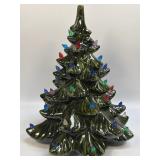 Vintage Mold 14" Christmas Tree Ceramic No Base