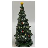 Hand Painted Avon Ceramic Christmas Tree With