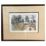 (F) Signed and Numbered Water Color By Nita Engle