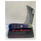 Frost Cutlery Lick Blade Hawkbill New In Box! 7ï¿½
