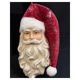 Classic SANTA CLAUS ORNAMENT Felt & Faux Fur Hat