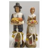 Cracker Barrel Thanksgiving Pilgrim Figurines