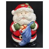 Vintage Christmas Santa Claus Cookie Jar QVC