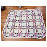 Handmade Quilt as Pictured 77" x 94"