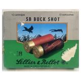 Full Box (10) Rounds Shotgun Shells 00 Buck Shot