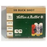 Full Box (10) Rounds Shotgun Shells 00 Buck Shot