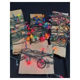 4 Strands Of Colored Christmas Lights and