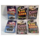 6 Assorted Hot Wheels Die Cast Cars in Blister