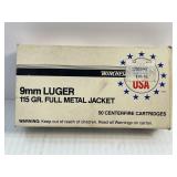 Full Box of Spent Brass for 9 MM Luger