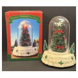 Musical Christmas Tree Dome IOB ***Needs